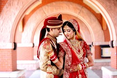 Indian bride and groom magical scene. Indian bride and groom magical scene.