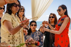 See this Indian bride on her haldi party. See this Indian bride on her haldi party.