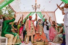Just married Indian couple photography. Just married Indian couple photography.
