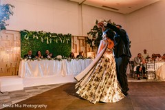 Indian couple having their first dance. Indian couple having their first dance.