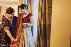 Gorgeous bride getting ready for the Indian ceremony. Gorgeous bride getting ready for the Indian ceremony.