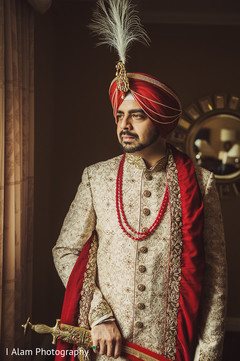 Indian groom posing for pictures. Indian groom posing for pictures.