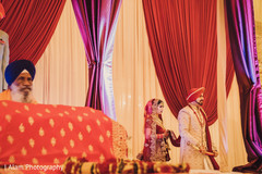 Indian groom and bride at the venue. Indian groom and bride at the venue.