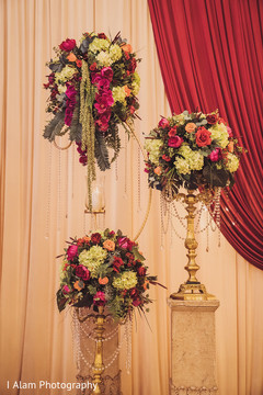 Floral decor details of the Indian wedding. Floral decor details of the Indian wedding.