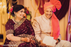 Indian couple's parents during the ceremony. Indian couple's parents during the ceremony.