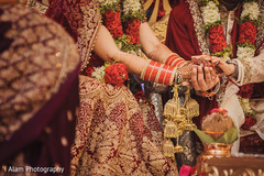 Indian bride and groom during the ceremony. Indian bride and groom during the ceremony.