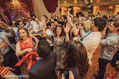 Moments of the lavish reception. Moments of the lavish reception.