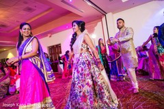 Indian bride with guests. Indian bride with guests.