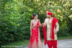 Indian bride and groom outdoors. Indian bride and groom outdoors.