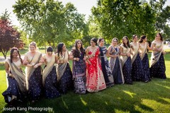 Indian bride and Maharanis posing. Indian bride and Maharanis posing.