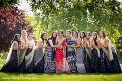 Indian bride and bridesmaids looking stunning. Indian bride and bridesmaids looking stunning.
