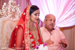 Indian bride during the ceremony. Indian bride during the ceremony.