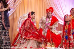 Indian bride and Raja having a happy moment. Indian bride and Raja having a happy moment.
