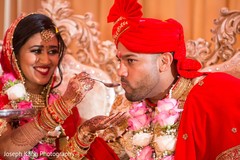 Indian bride and groom at the ceremony. Indian bride and groom at the ceremony.