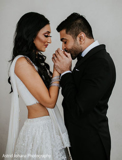Indian bride and groom having a romantic moment. Indian bride and groom having a romantic moment.
