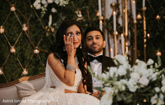 Maharani and Raja during the reception. Maharani and Raja during the reception.