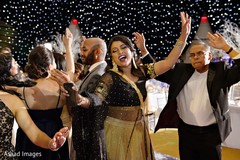 Indian wedding guests dancing Indian wedding guests dancing
