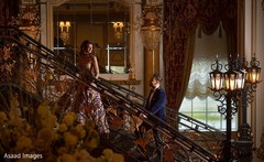 Lovely couple in their reception outfits . Lovely couple in their reception outfits .