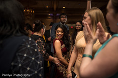 Maharani having fun in reception party. Maharani having fun in reception party.