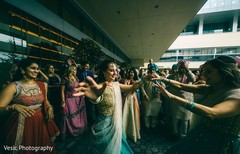 Joyful indian wedding baraat procession. Joyful indian wedding baraat procession.