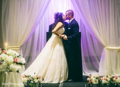 Incredible Indian wedding couples kiss. Incredible Indian wedding couples kiss.