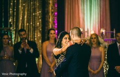 Indian lovebirds having their first dance. Indian lovebirds having their first dance.
