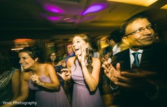 Indian bridesmaids having fun at reception party. Indian bridesmaids having fun at reception party.