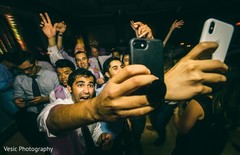 Upbeat Indian groomsmen at reception party. Upbeat Indian groomsmen at reception party.