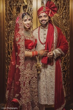 Indian bride and Raja rocking the bridal attires. Indian bride and Raja rocking the bridal attires.