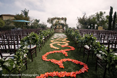 Beautiful flower decorated wedding altar. Beautiful flower decorated wedding altar.