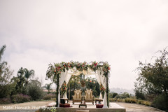 Lovely wedding altar decoration. Lovely wedding altar decoration.