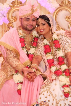 See this dazzling Indian couple after the ceremony. See this dazzling Indian couple after the ceremony.