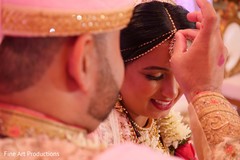 Indian bride during the ceremonial rituals. Indian bride during the ceremonial rituals.