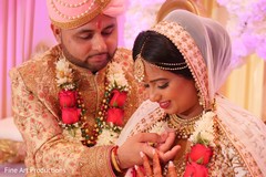 Indian groom and Maharani going through the wedding process. Indian groom and Maharani going through the wedding process.