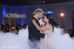 Gorgeous Maharani and Raja having their first dance. Gorgeous Maharani and Raja having their first dance.