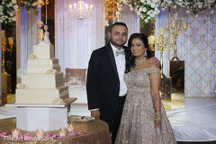 See this gorgeous silver-toned reception saree from the bride. See this gorgeous silver-toned reception saree from the bride.