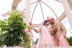 Indian couple during the romantic outdoors photoshoot. Indian couple during the romantic outdoors photoshoot.