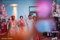 Indian bride making her entrance to the ceremony. Indian bride making her entrance to the ceremony.