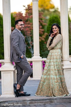 Maharani and Indian groom wearing the reception attires. Maharani and Indian groom wearing the reception attires.