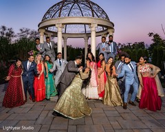Indian bride and Maharani during the photoshoot with special guests. Indian bride and Maharani during the photoshoot with special guests.