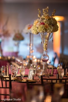 Indian wedding reception decoration details. Indian wedding reception decoration details.