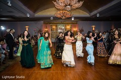 Indian guests performing during the reception. Indian guests performing during the reception.