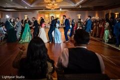 Special guests dancing during the Indian wedding gala. Special guests dancing during the Indian wedding gala.