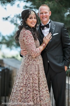 indian bride and groom's first look photography. indian bride and groom's first look photography.