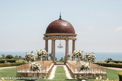 Indian wedding ceremony setup. Indian wedding ceremony setup.