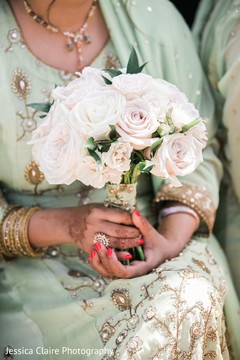 Indian bridesmaids roses bouquet. Indian bridesmaids roses bouquet.