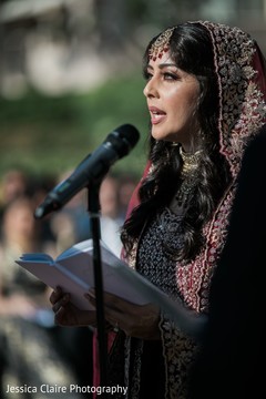 Maharani holding her Indian wedding vow book. Maharani holding her Indian wedding vow book.