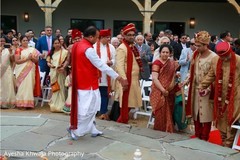 Indian groom during his Dwar Puja. Indian groom during his Dwar Puja.
