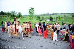Indian groom on his way to his milni. Indian groom on his way to his milni.