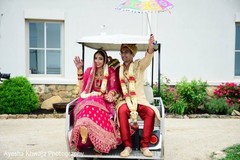 Indian couple leaving ceremony. Indian couple leaving ceremony.